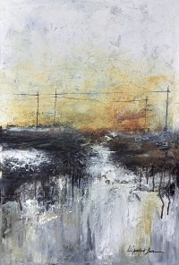 L'passo Benjamin, 24 x 36 Inch, Acrylic on Canvas, Abstract Paintings, AC-LPB-057 L'passo Benjamin, 24 x 36 Inch, Acrylic on Canvas, Abstract Paintings, AC-LPB-057